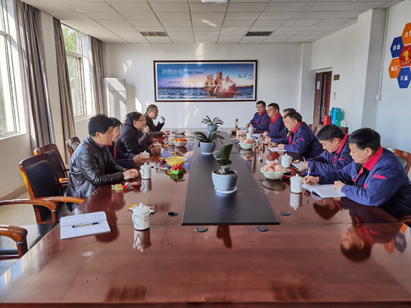 公司党政向导到下层单位走访慰问