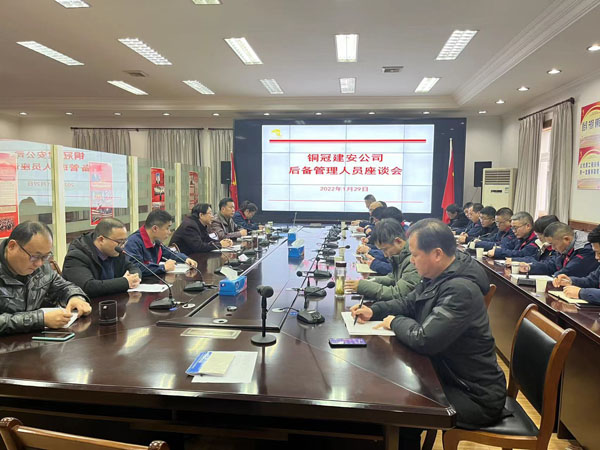 公司召开后备治理职员座谈会