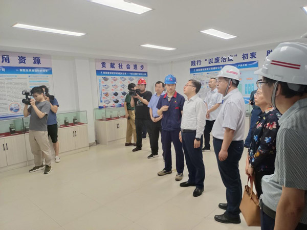 省生态情形厅到建材公司视察