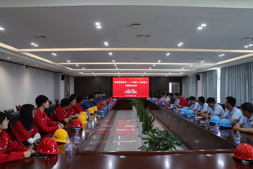 公司团委组织开展“珍视生命清静--人民至上 生命至上”主题团...