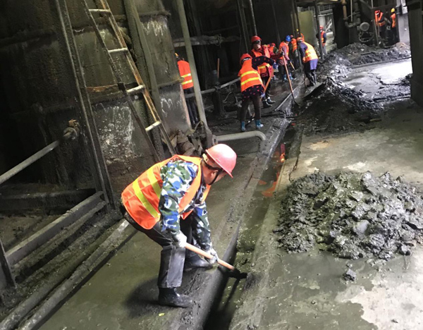 冬瓜山铜矿5S隐患整改工程地面整理完成 