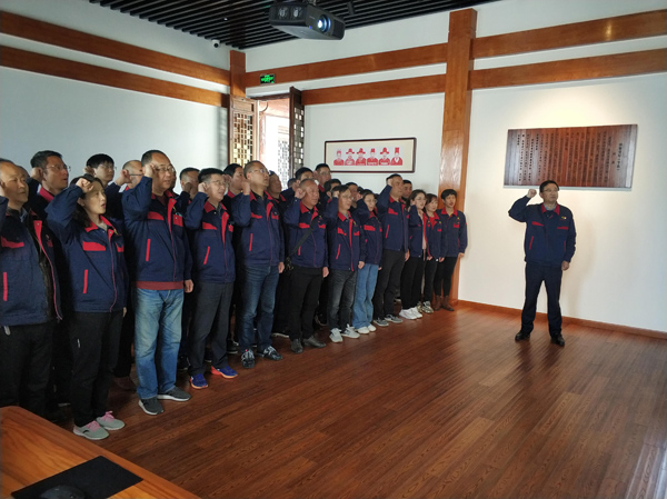 公司机关、工程服务党支部开展主题党日运动