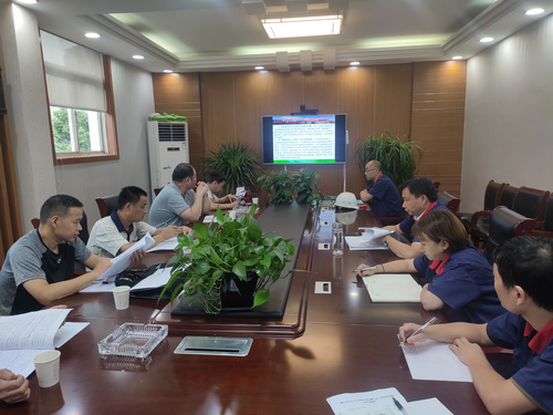 集团公司到公司开展二季度清静环保综合大检查