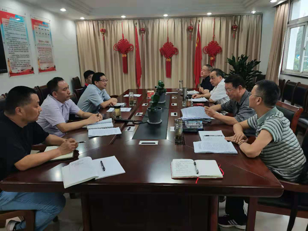 集团公司督核办来公司开展防控督查事情 