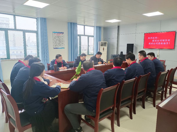 公司纪委书记到下层单位开展事情调研