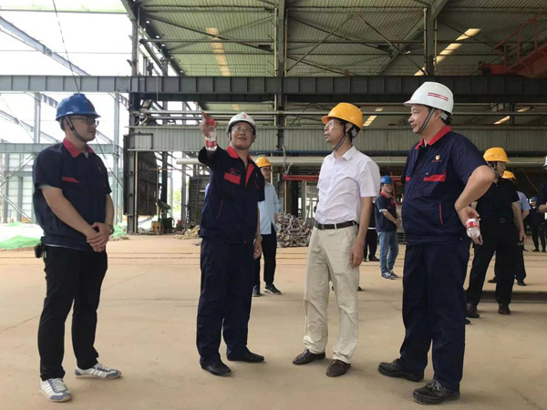 省国资委到公司督导环保整改事情