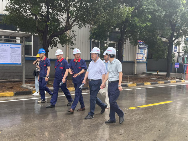 省生态情形厅到建材公司视察