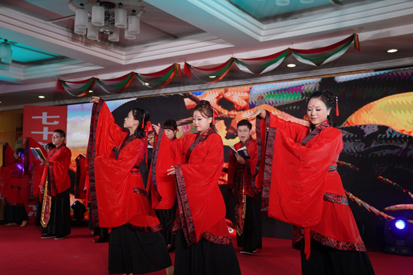 公司举行“建安赋”配乐．朗诵．舞蹈专题竞演 