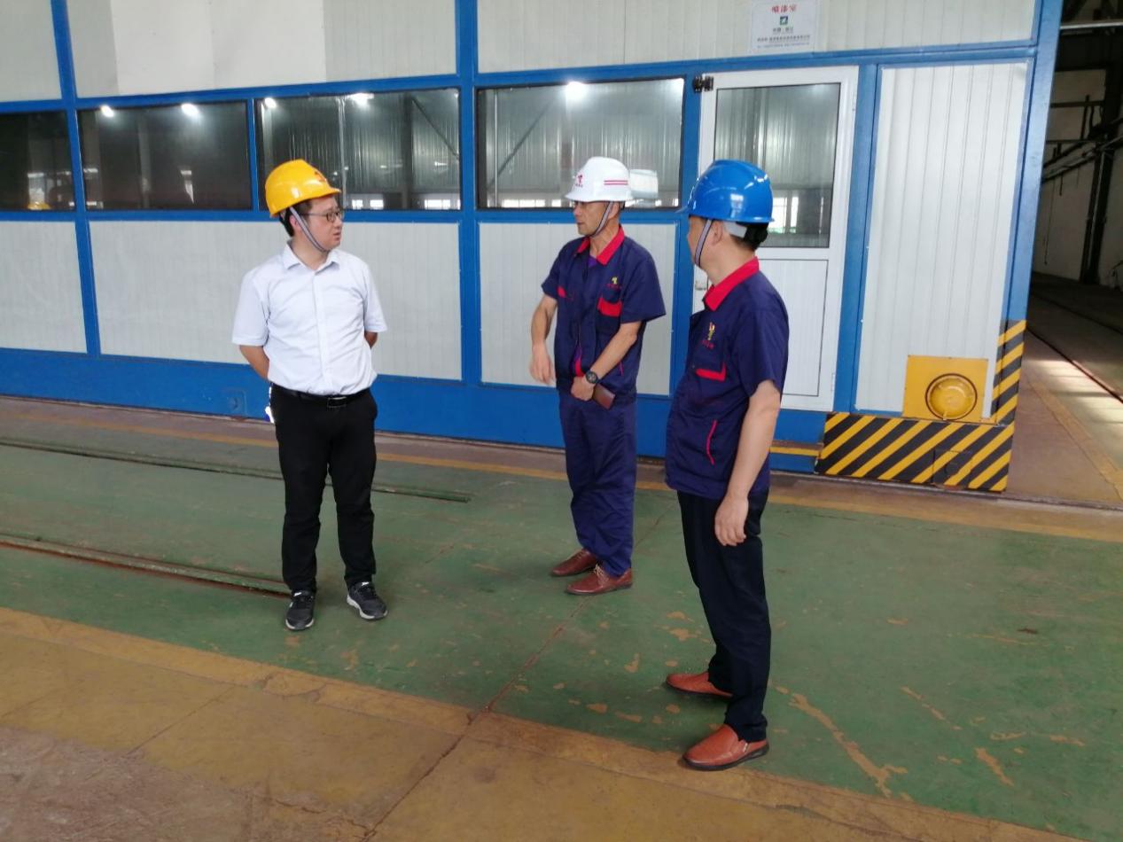 集团公司到公司开展二季度清静环保检查 