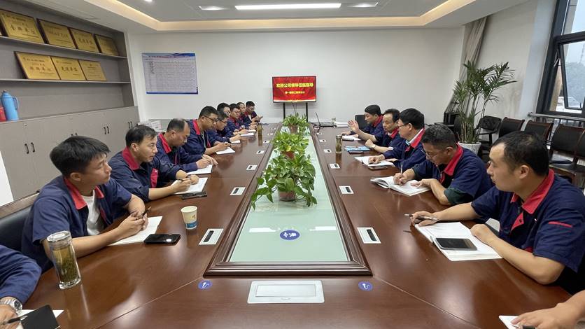 公司纪委书记到第一修建工程事业部开展三送服务到下层运动