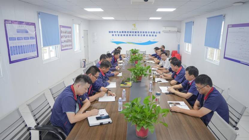 王伍升到铜基新质料项目开展三送服务到下层运动