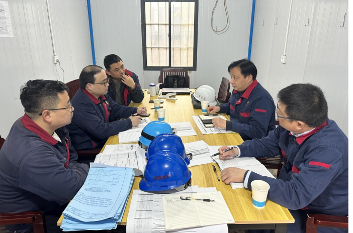 吴志停到金冠渣缓冷场项目检查指导